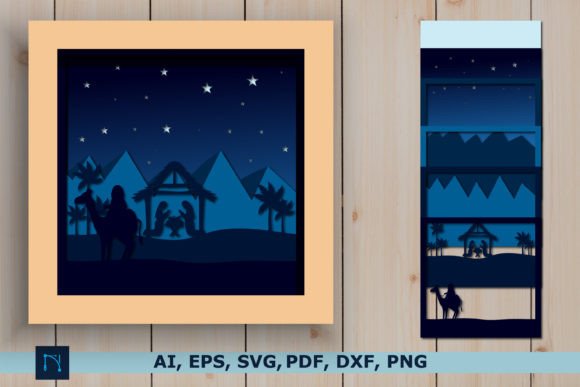 3D Christmas Shadow Box Nativity SVG: A Creative and Profitable Niche for Your Business