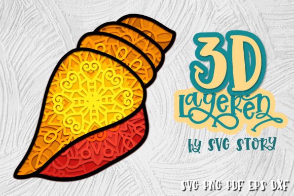 3D Layered Shell Nautical SVG Design: A Modern Creative Tool for Professionals and Entrepreneurs