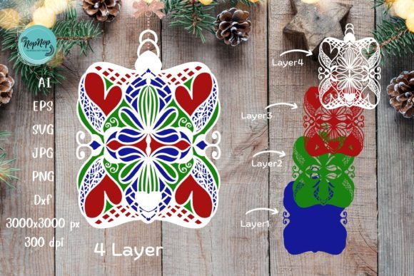 3D Multi Layers Mandala Ornament: A Versatile Digital Design for Creatives and Businesses