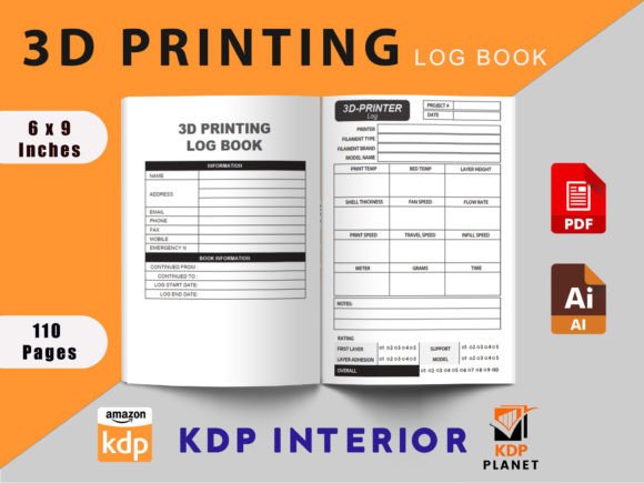 3D Printing Log Book: A Practical Tool for Tracking Progress and Innovation