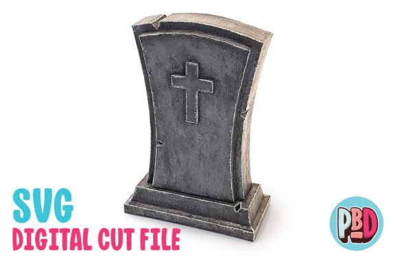 Enhance Your Halloween Decor with Tombstone 3D Papercraft