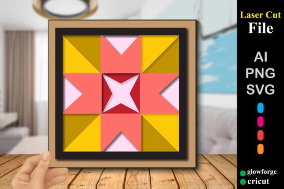 Exploring the Versatility of 3D Quilt Shadow Box Block Layered SVG