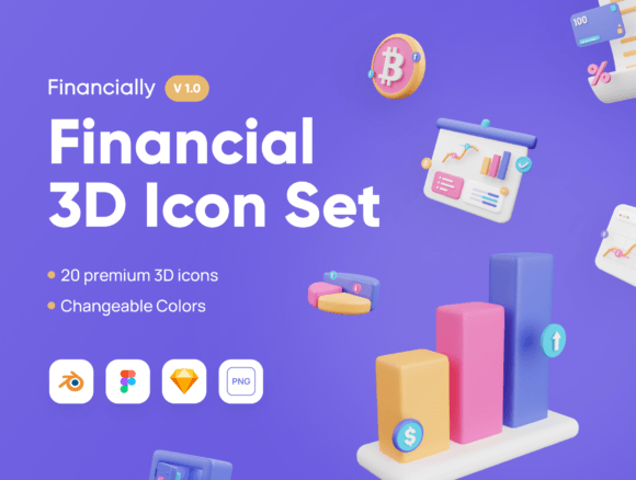 Financially 3D: Elevate Your Financial Projects with Stunning 3D Icons
