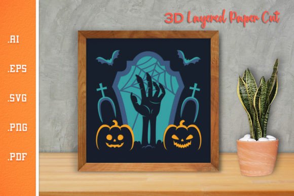 Halloween - 3D SVG Paper Cut 10
