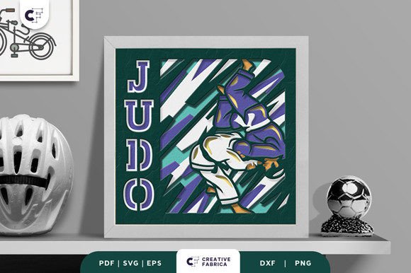 Judo Tournament 3D Shadow Box SVG: A Creative Tool for Enthusiasts and Crafters