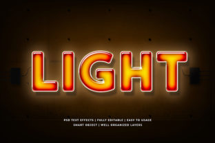 Light Neon 3D Text Effect Mockup: A Versatile Design Tool for Creative Professionals