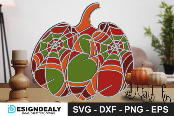 Pumpkin 3D Layered SVG: A Versatile Design Tool